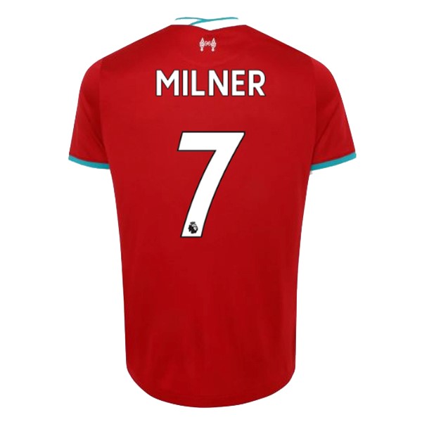 Camiseta Liverpool NO.7 Milner Primera 2020-2021 Rojo